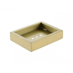 Omar Brushed Yellow Gold Soap Dishes Holder Omar Brushed Yellow Gold Soap Dishes Holder